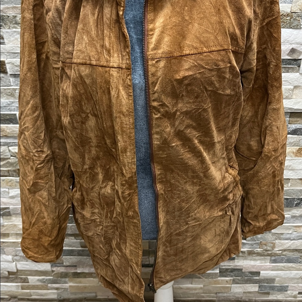 Ami Tan Suede Jacket - image 3